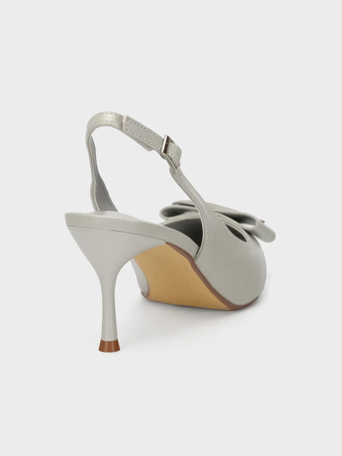 Women "ANNETTE" Pointy Back Strap Courts