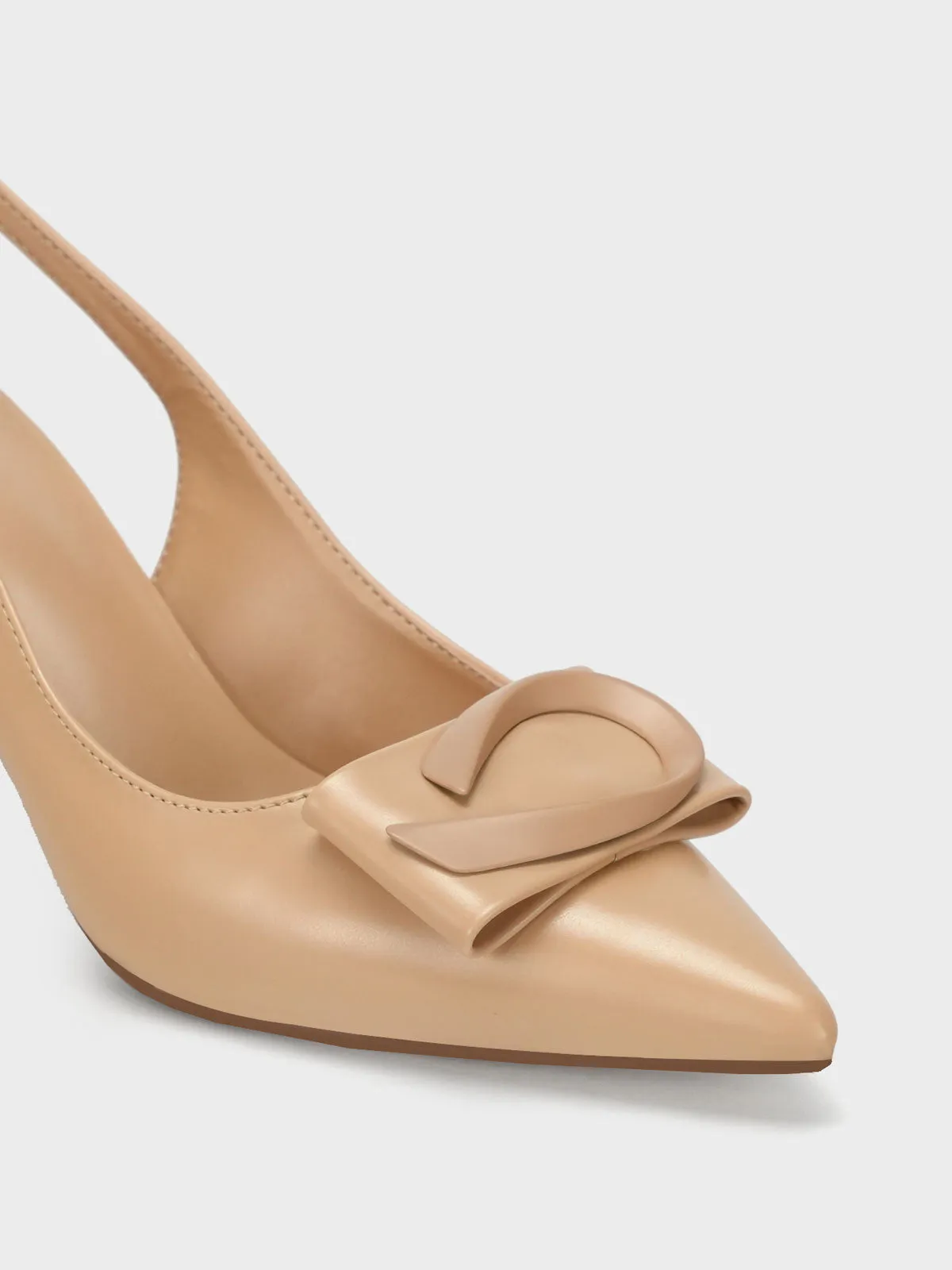 Women "ANNETTE" Pointy Back Strap Courts