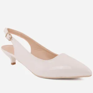 Women"AMBER" Glimmering Pointed Toe Ankle Strap Sandals