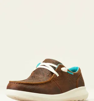 Women’s Ariat Hilo Brown Blanket Embross Shoes