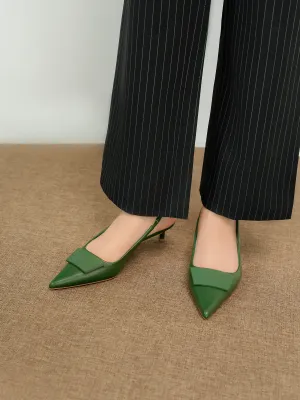 Womens "AULANI" Back Strap Pointed Sandals