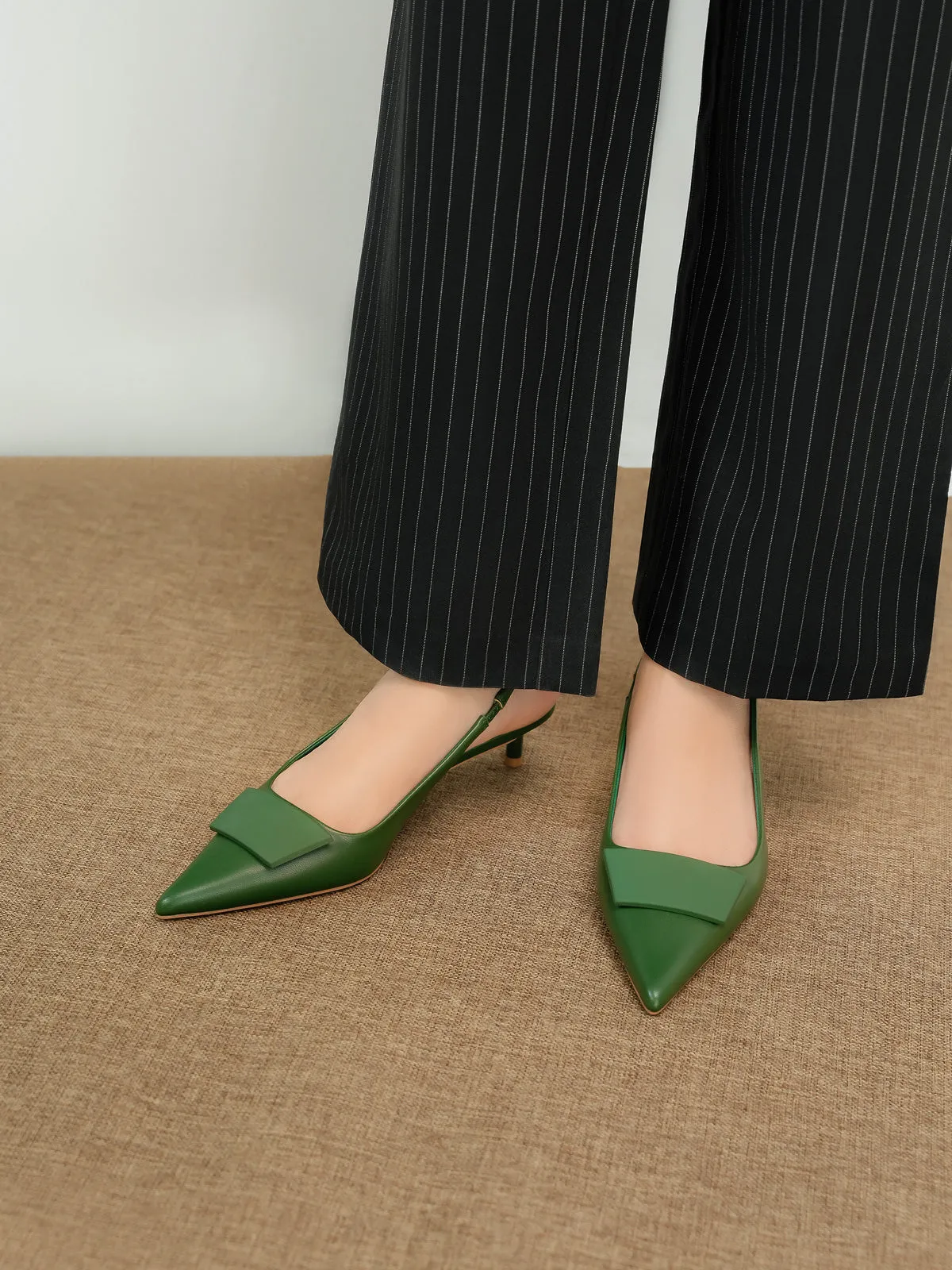 Womens "AULANI" Back Strap Pointed Sandals